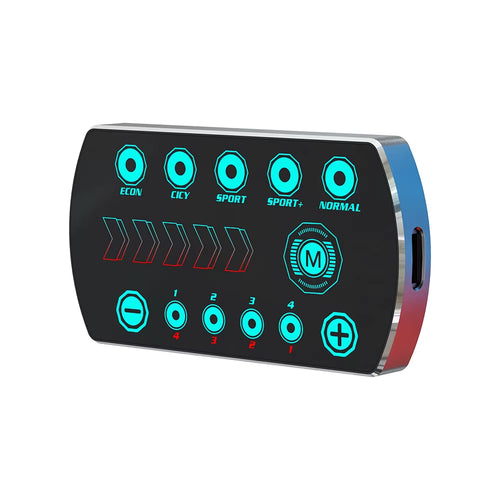 Latest Model Car Electronic Throttle Controller F6 Smart Car Key 10 Modes Vehicle Speed Accelerator Pedal Controller